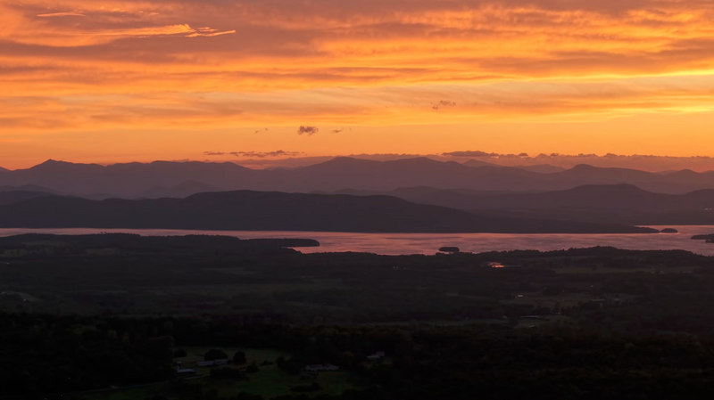 Summer Sunsets over Fuller Mountain Farm