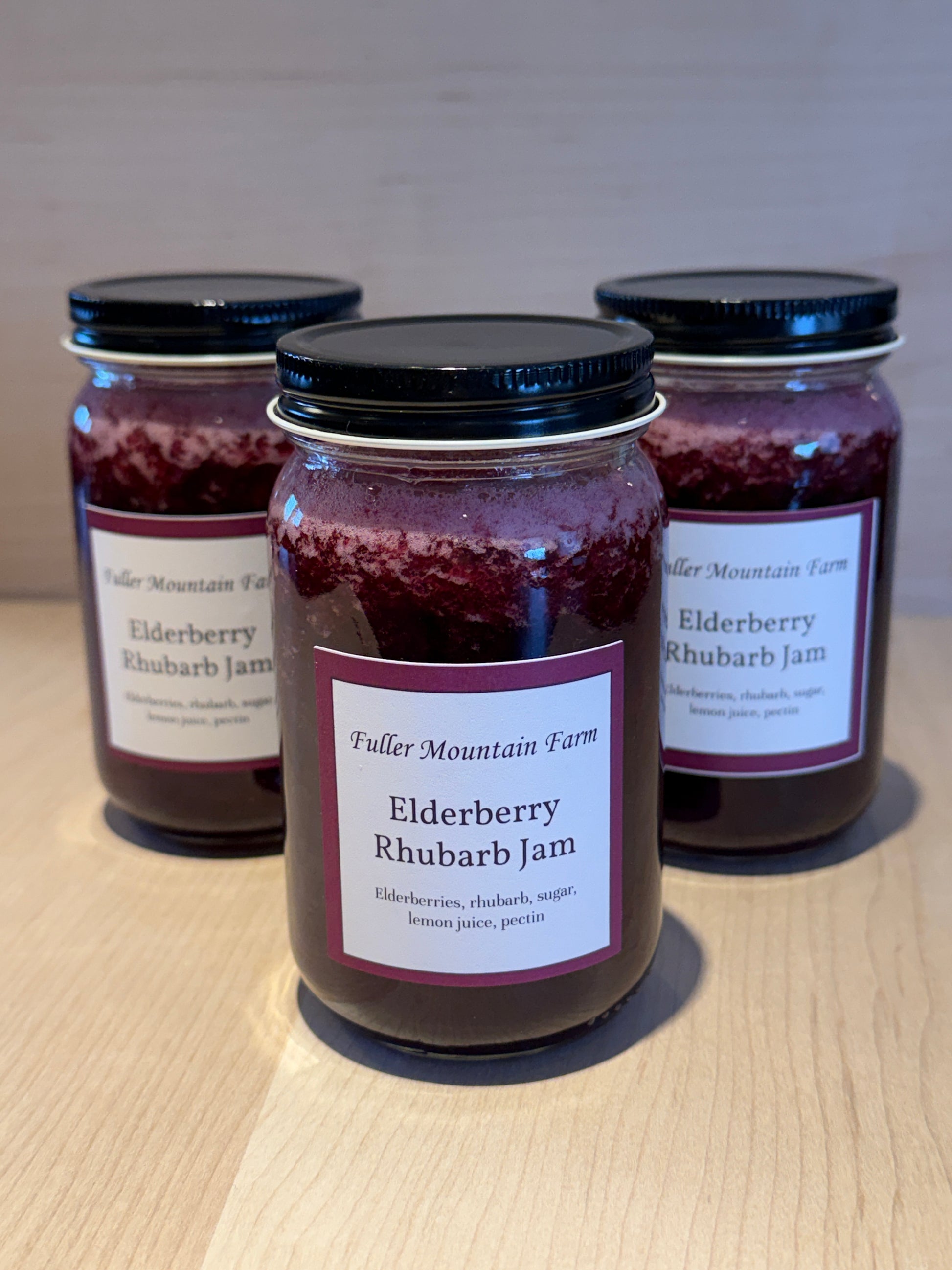Elderberry Rhubarb Jam
