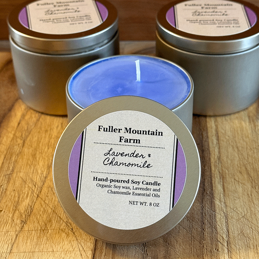 Lavender and Chamomile Hand-Poured Candle