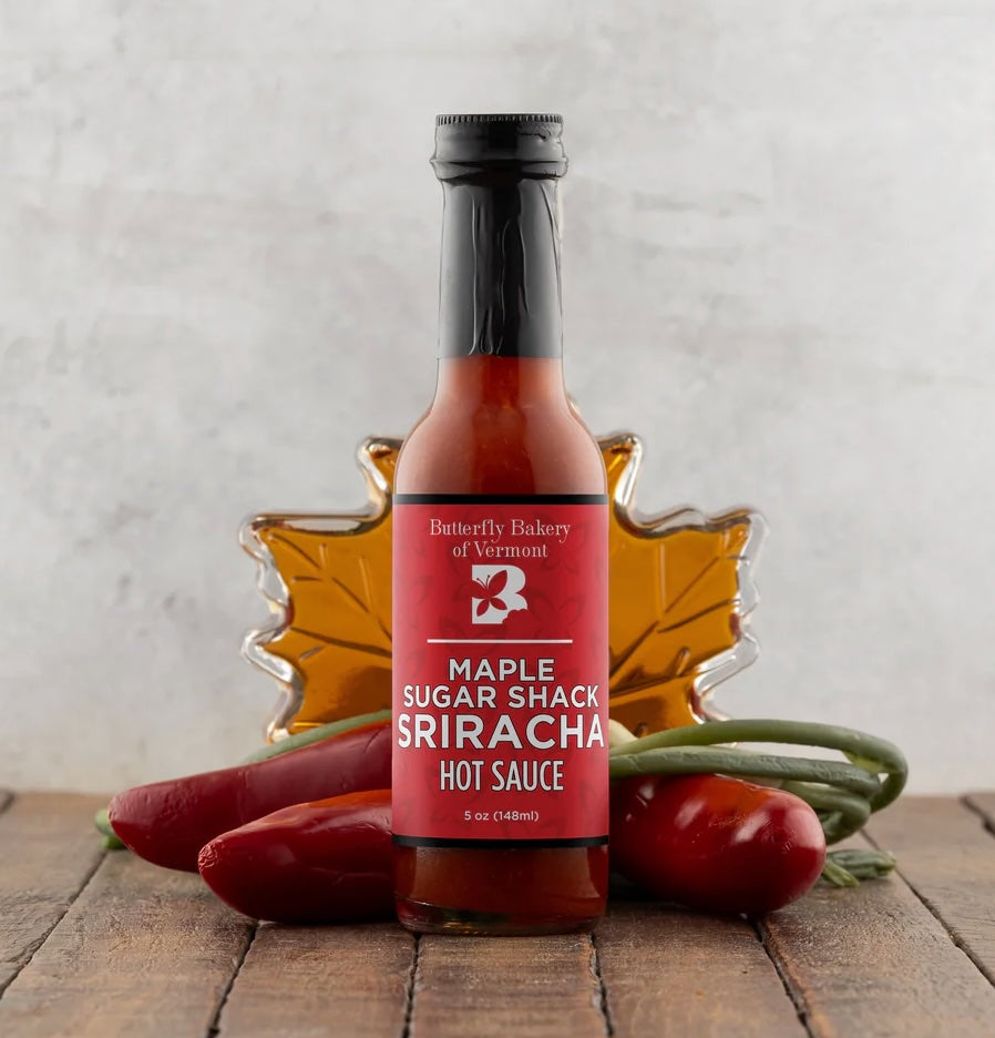Butterfly Bakery's Maple Sugar Shack Sriracha Hot Sauce