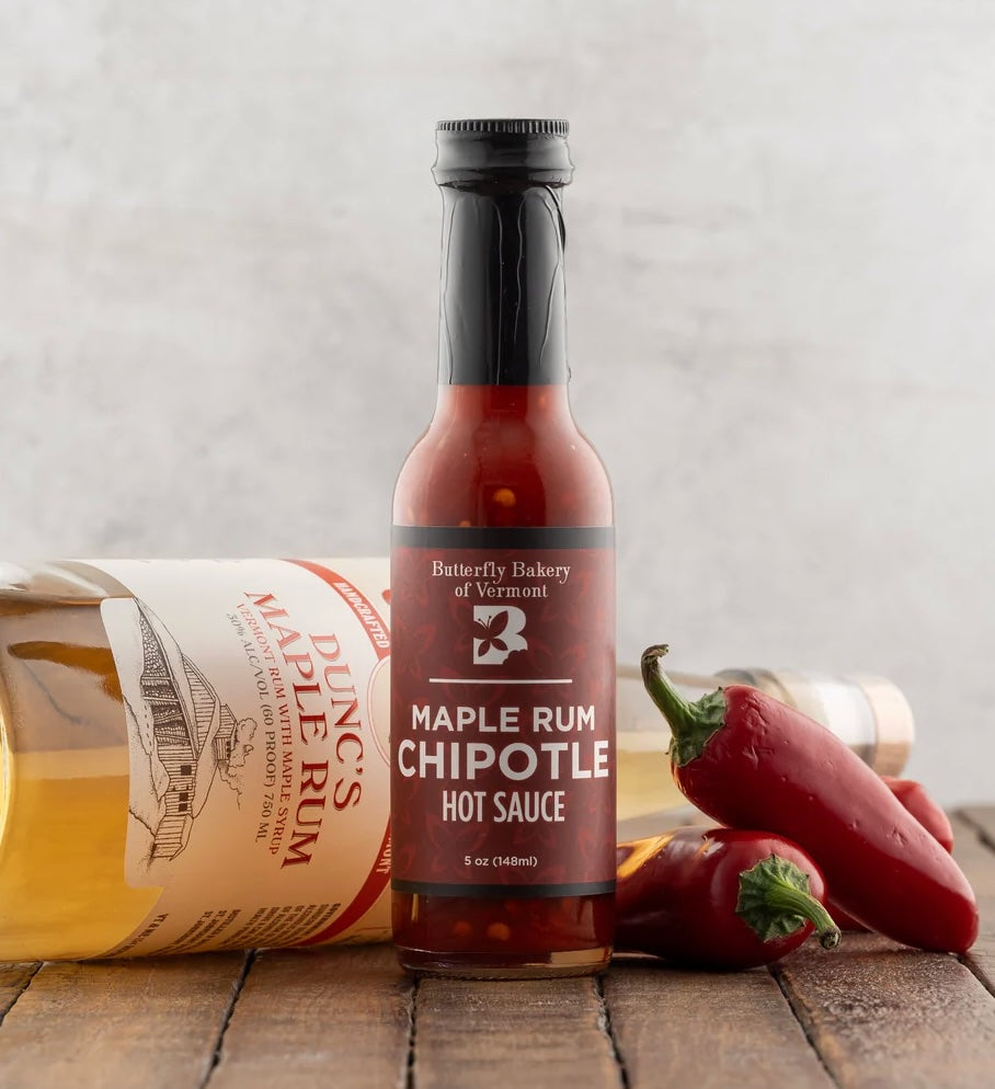 Butterfly Bakery's Maple Rum Chipotle Hot Sauce